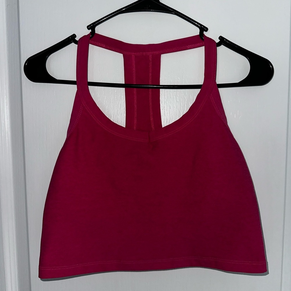 Beyond Yoga Pink Racerback Tank